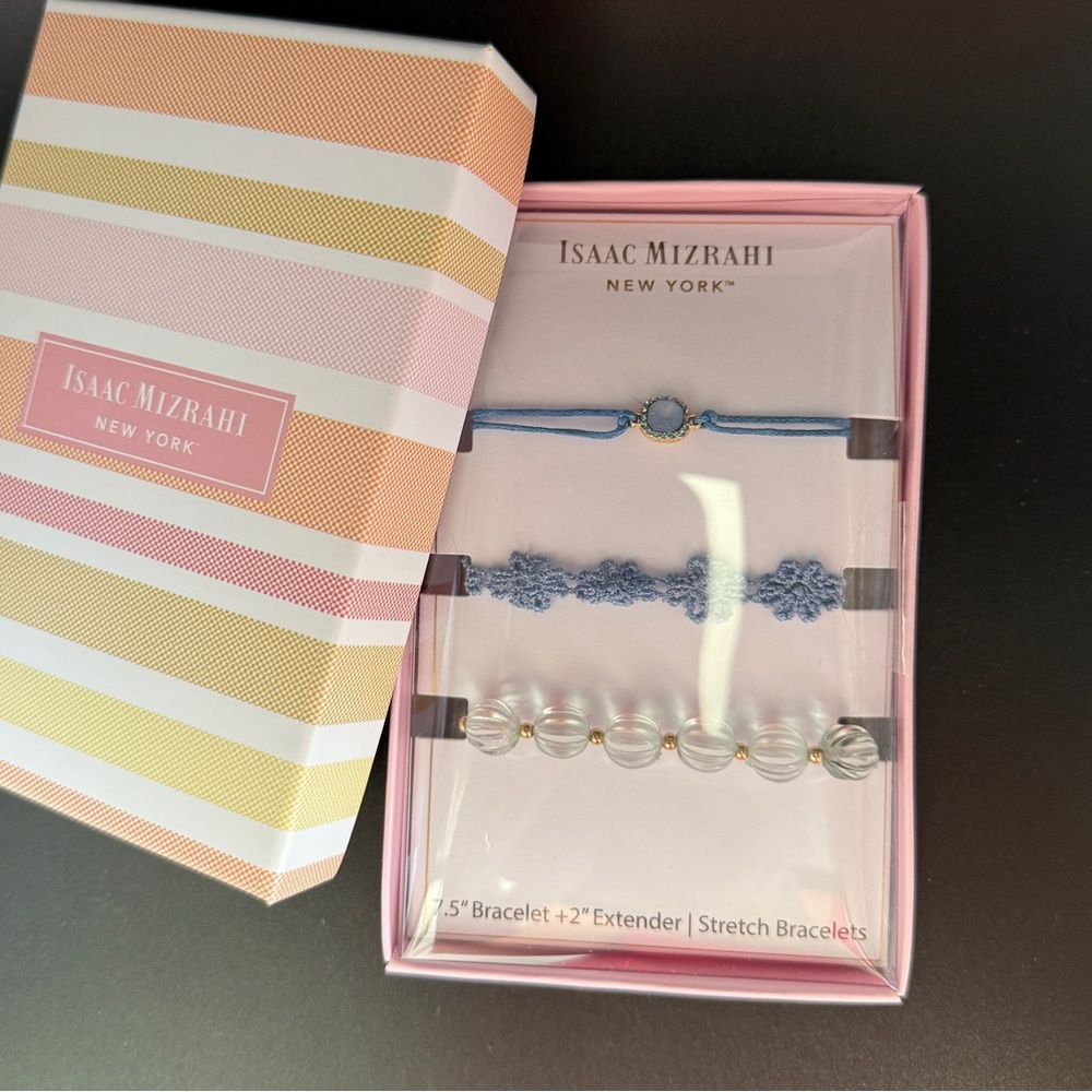 🚨3 for $15🚨 ISAAC MIZRAHI - Boxed Set of Three Bracelets